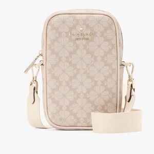 KATE SPADE FLOWER SPADE PHONE CROSSBODY